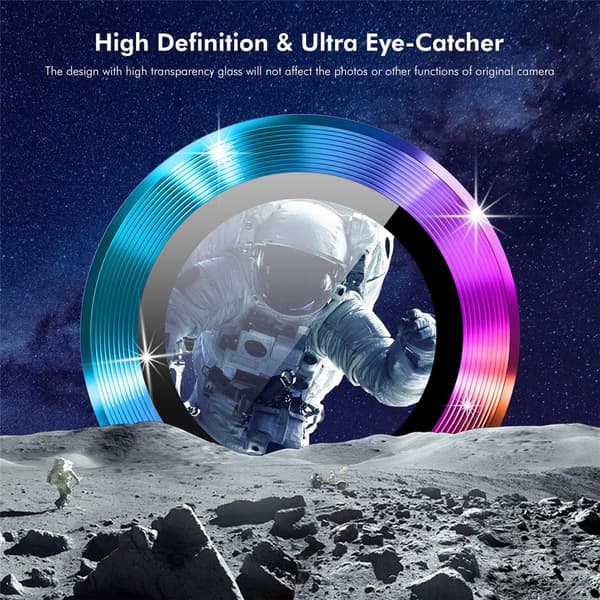 För Samsung Galaxy S26 Kameralinskydd Svart