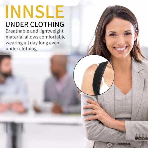 Justerbar Corring Posture Anti-pukkel ryglæn - L Black