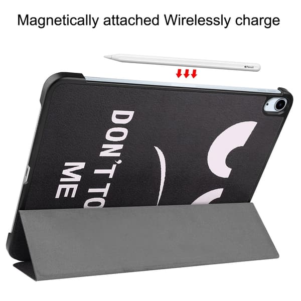 Til iPad Air 11 (2024) Etui Tre - fold Stativ Tablet Cover - Don't Multicolor