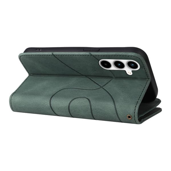 KT Multifunksjons Serie-5 For Samsung Galaxy A35 Telefonveske Green