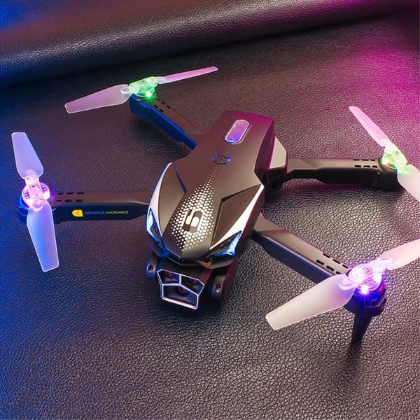 LU600 RC Drone med HD - kamera dobbelt batterier Fire - sidet forhindring undgåelse Black