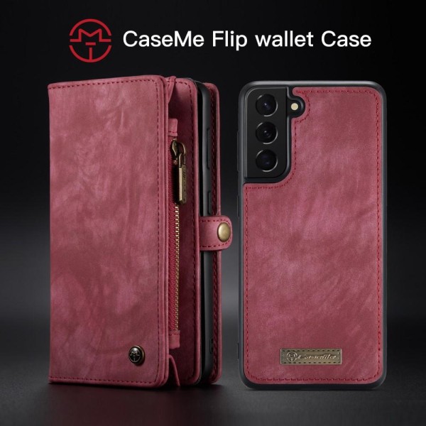 Samsung Galaxy S21+ (Plus) CASEME 2-in-1 Detachable - Red Red