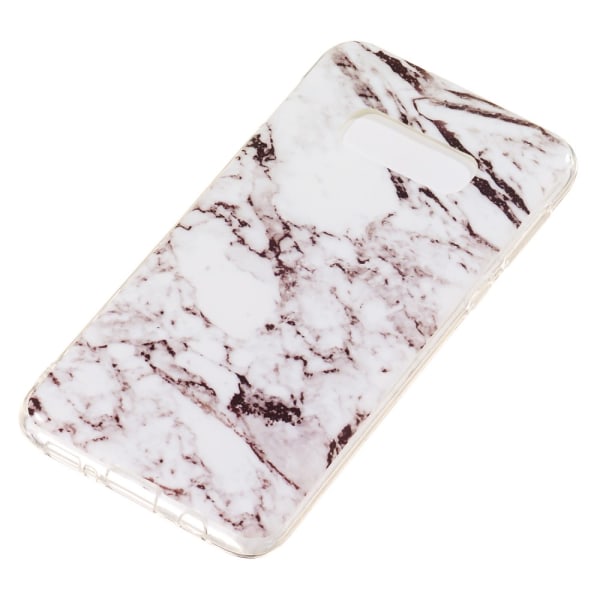 Marble Pattern IMD TPU Soft Back Case for Samsung Galaxy S10e - Style B Black