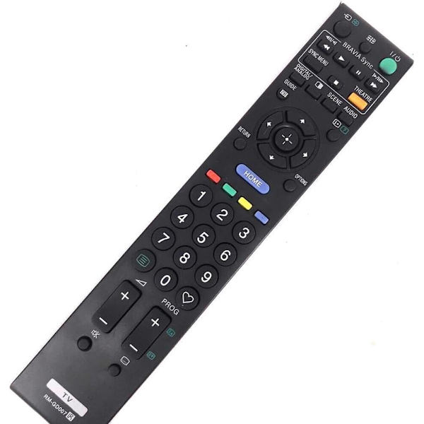 Fjernkontrollerstatning for RM-GD007 For Sony TV Black