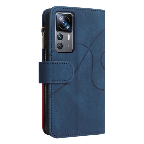 KT Multi-function Series-5 For Xiaomi 12T / 12T Pro Phone Case - Blue Blue
