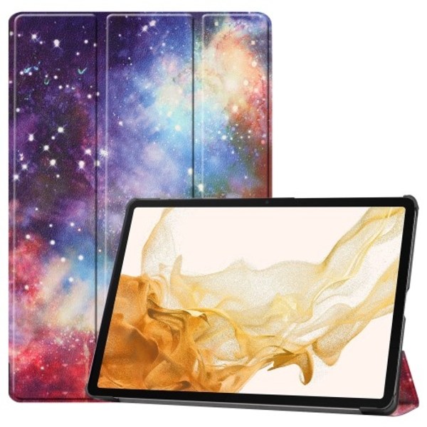Trifoldet stativ Smart Taske til Samsung Galaxy Tab S10+ (S10 Plus) Multicolor