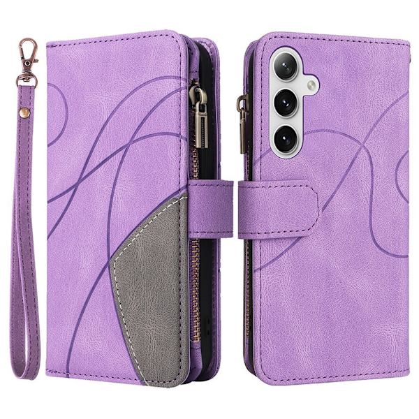 KT multifunktions-serie-5 til Samsung Galaxy S24 telefonetui Purple