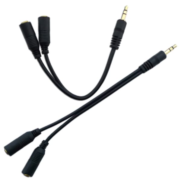 3.5mm hane - 2 honor Audio Splitter Kabel längd : 18,5 cm Black
