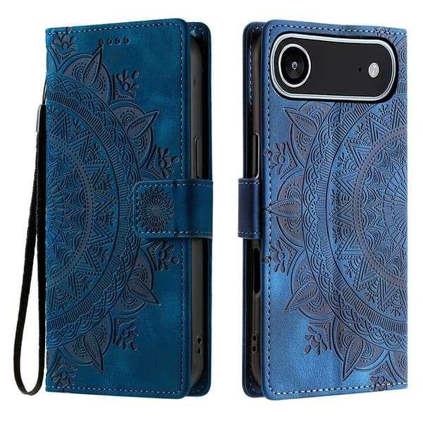 iPhone Air Jalustakotelo Totem Lompakkokotelo Blue