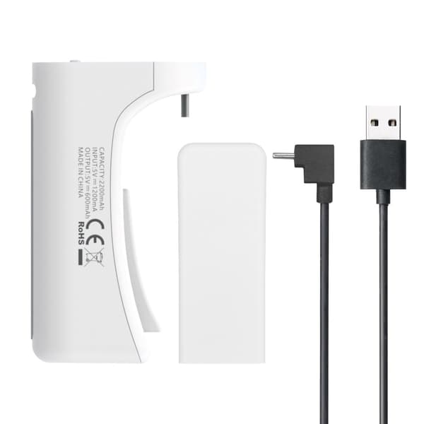 IPEGA til Sony PlayStation 5 Game Controller 2000mAh ekstern batteripakke White