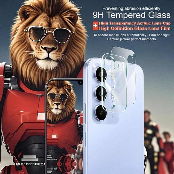 IMAK Camera Lens Protector for Realme C100 5G / P4 Lite 5G / C83 5G Transparent