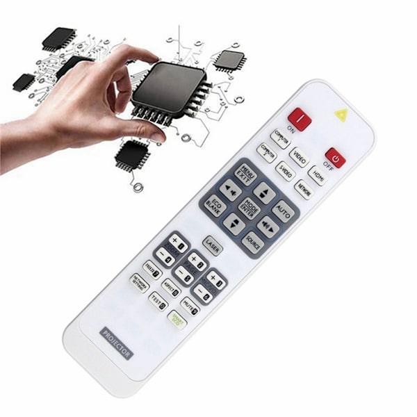 Fjernkontroll Erstatning for BENQ Projector White