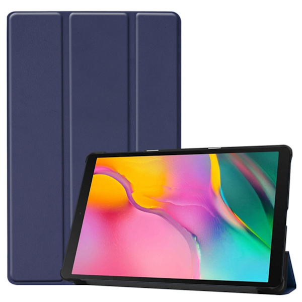 Kolminkertainen telinekotelo Samsung Galaxy Tab A 10.1 2019 - Tummansininen Blue