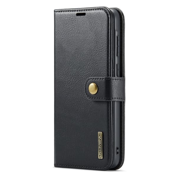 Til Samsung Galaxy A37 5G DG MING mobil lommebokdeksel Black