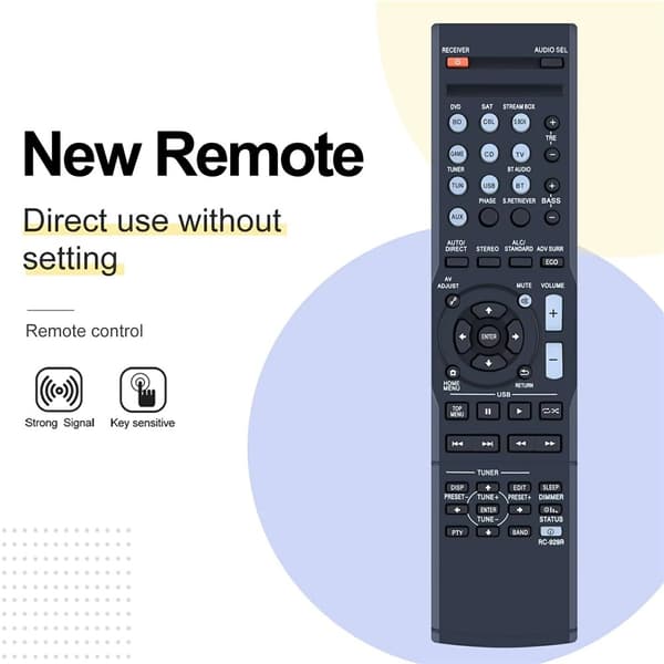 Fjernkontroll Utskiftning for RC-929R for Pioneer AV-receiver Black