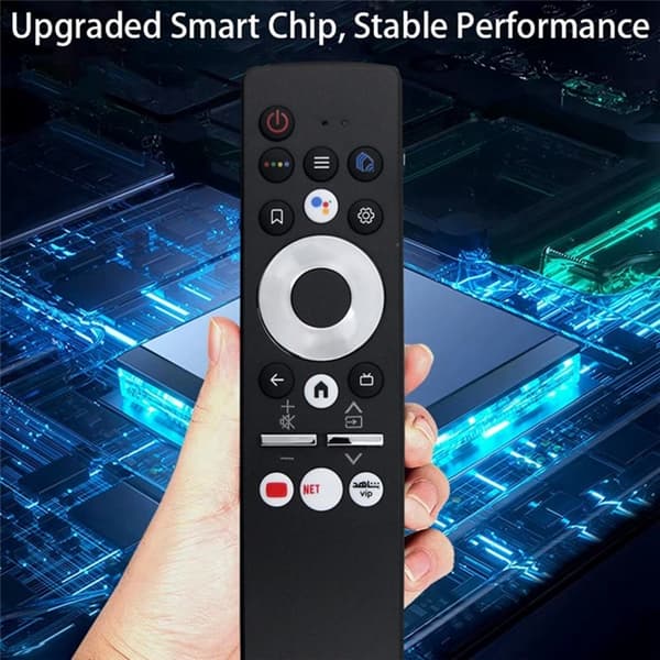 Fjernkontroll utskiftning HTR-U29S for Haier TV stemmestyrt Black