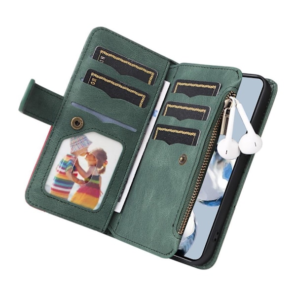KT Multi-function Series-5 For Xiaomi 12T / 12T Pro Phone Case - Green Green