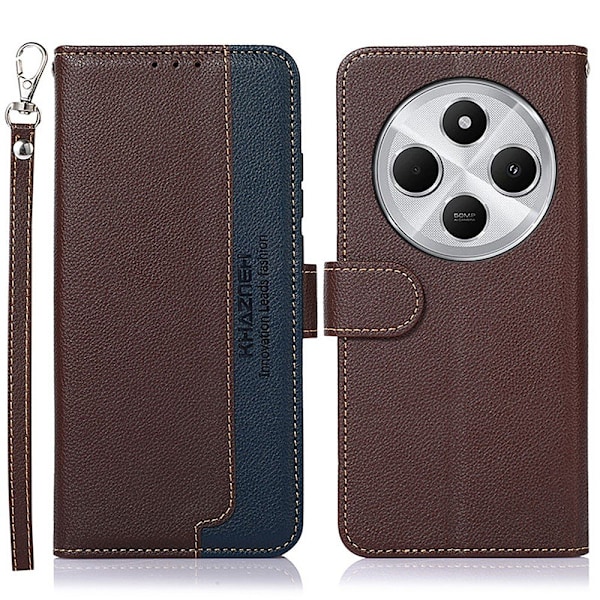KHAZNEH Lompakkokotelo Xiaomi Redmi 14C Brown