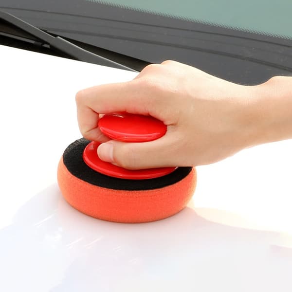 Car Wax Applicator Sponge Soft polering og rengøring af biler Orange