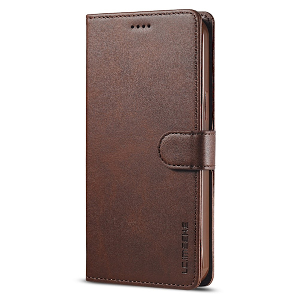 LC.IMEEKE Lommebokveske for iPhone 15 Plus Dark brown