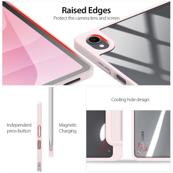 DUX DUCIS Tablettikotelo Samsung Galaxy Tab S12+ puhelimelle Pink