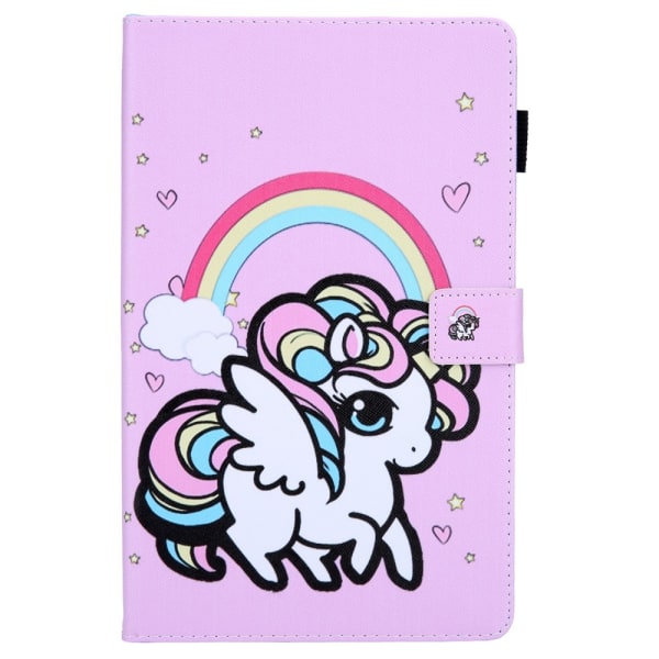 Flipdeksel i PU-lær med mønster for Samsung Galaxy Tab A9 Multicolor