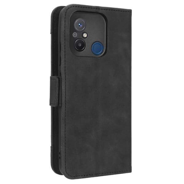 Lompakkoteline puhelinkotelo Xiaomi Redmi 12C: lle Black