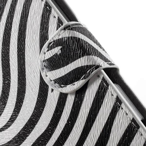 Sony Xperia Z3+ E6553 Zebra Stripe Lommebok - cover Multicolor