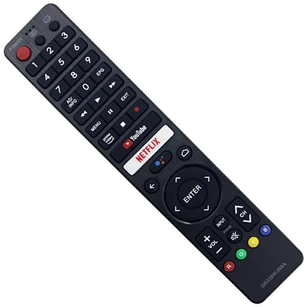 TV fjernbetjening Erstatning til erstatning for GB326WJN8A til Sharp TV-stemmefunktion Black