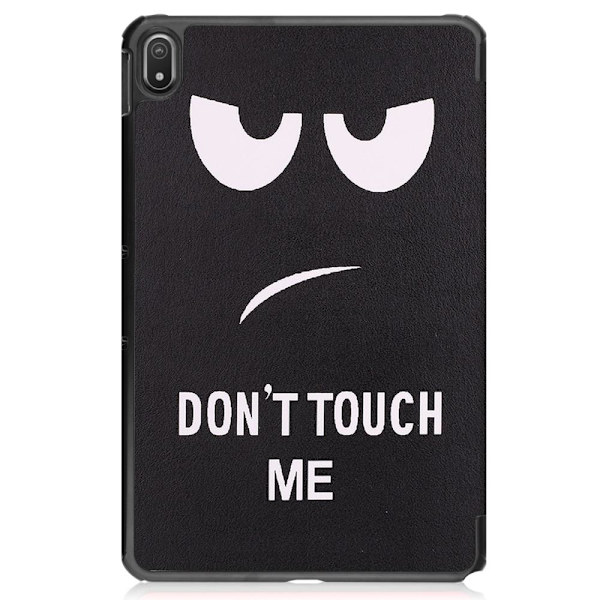 Slim Fit Cover fodral Till Nokia T20 - Don't Touch Me Svart