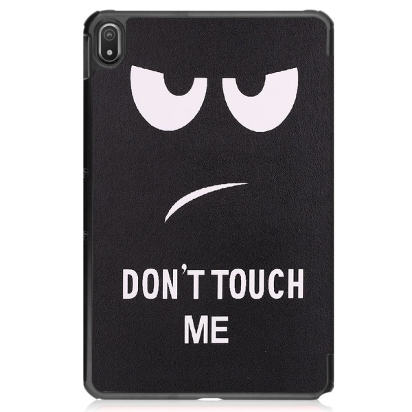 Tablettstativ Slim Fit Deksel for Nokia T20 - Don't Touch Me Black