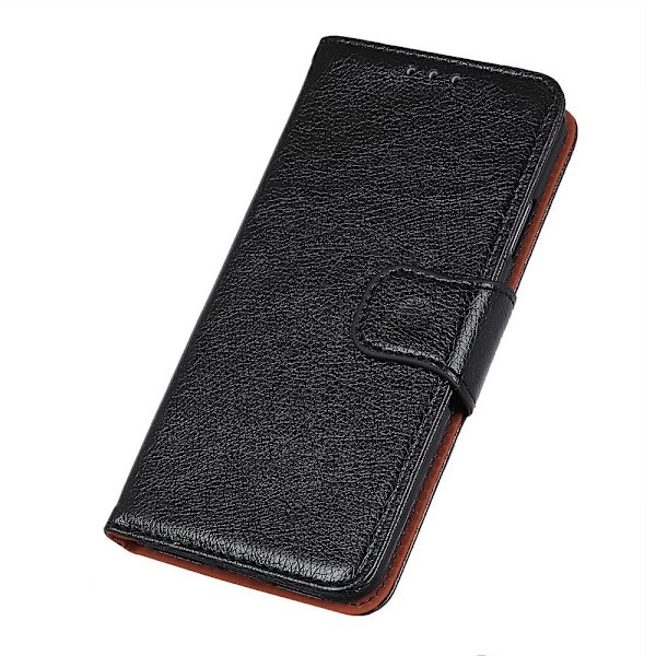 Samsung Galaxy Note 10 Lommebok - cover Teksturert Split - Sort Black