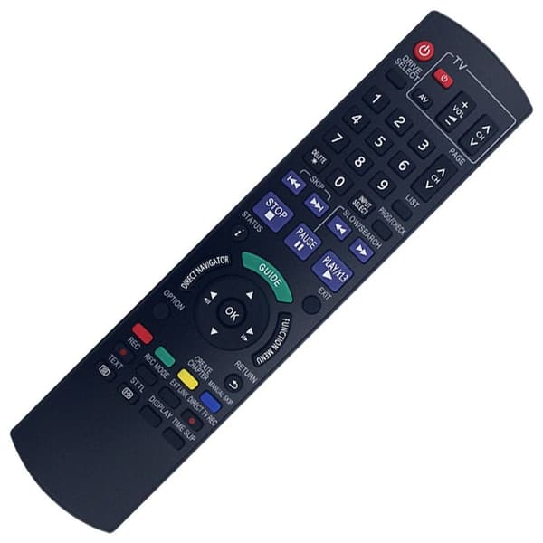 Fjernkontrollerstatning for N2QAYB000336 for Panasonic Blu-ray DVD-spiller Black