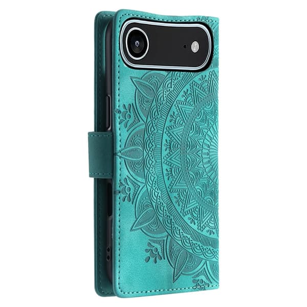For iPhone Air Stativdeksel Totem Lommebokdeksel Green