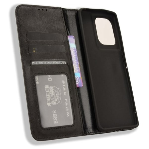 For Motorola Moto Edge 50 Pro 5G / Edge 50 5G Case Wallet Case Shell Black