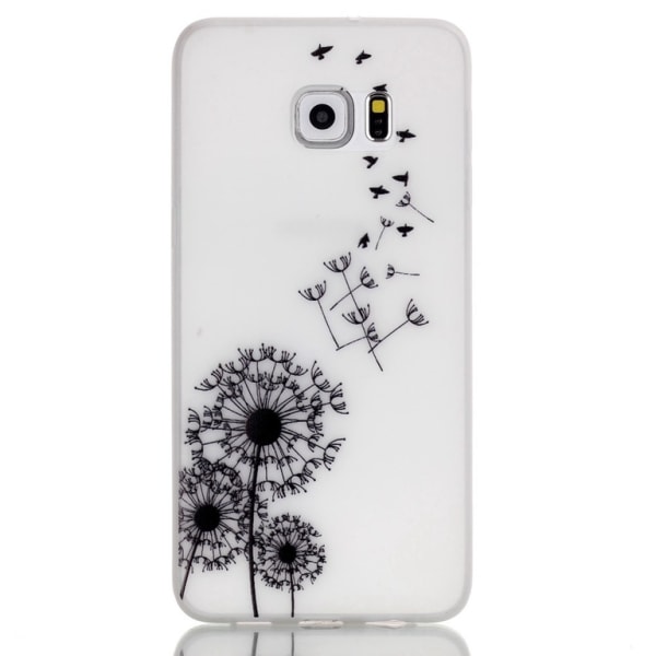 Samsung Galaxy S7 Edge Cover Hehku pimeässä - Fly Dandelion Purple