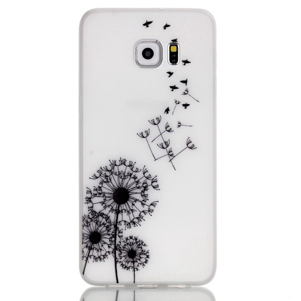 Samsung Galaxy S7 Edge Skal Glow in the dark - Fly Dandelion Purple