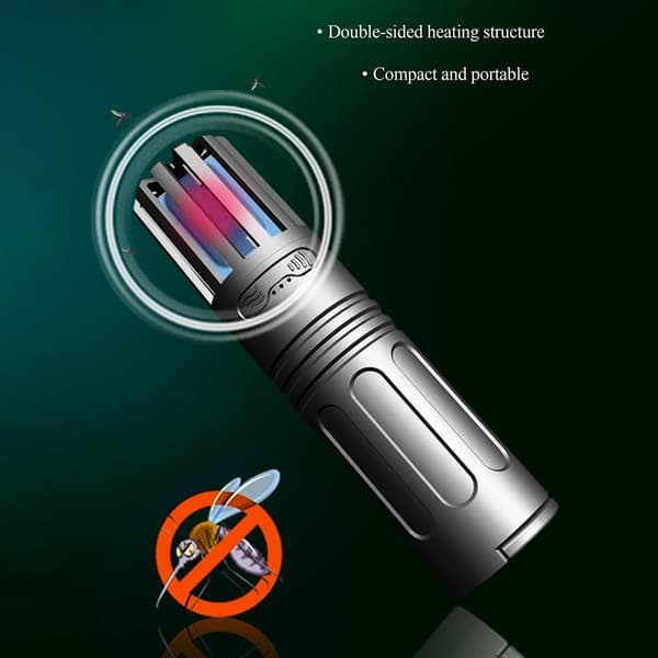 Anti Mosquito Repeller Killer Elektronisk batteridrevet Black