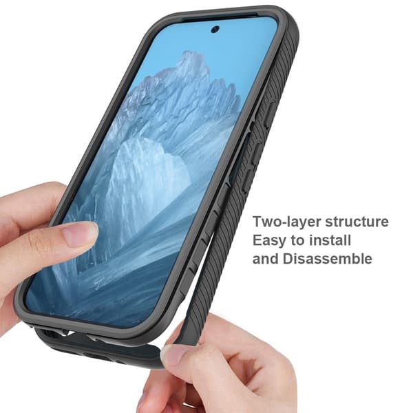 Telefoncover med skærmbeskyttelse til Google Pixel 10 Pro / 10 / 9 Pro / 9 Multicolor