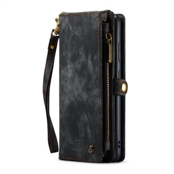 Samsung Galaxy S23+ (Plus) Caseme Retro plånboksfodral - Svart Svart