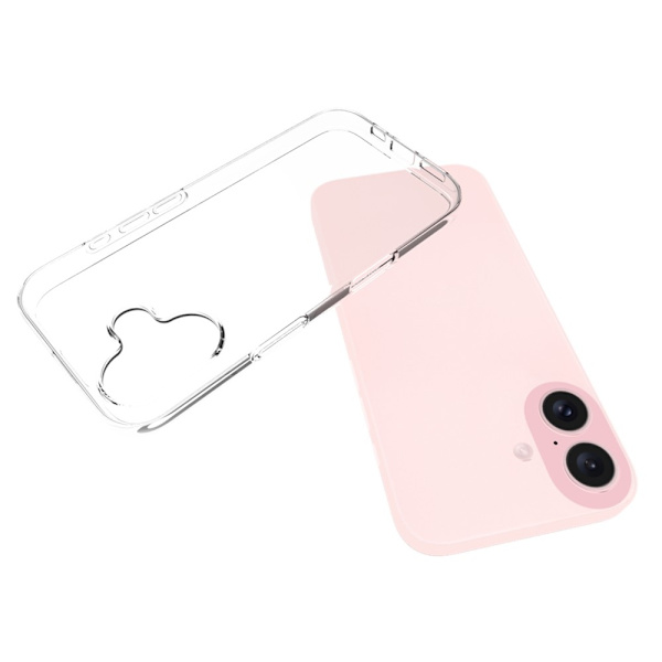Cover Shell til iPhone 17 Stødabsorberende Forstærkede hjørner TPU Transparent