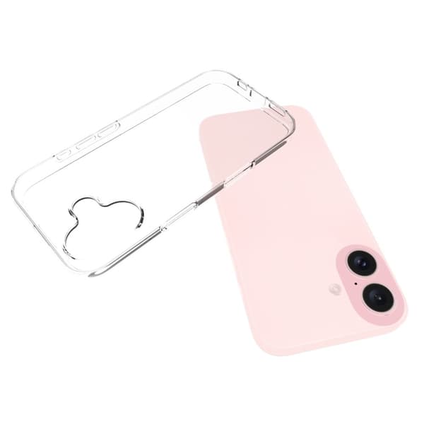 Deksel til iPhone 17 Støtabsorbert forsterket hjørne TPU Transparent