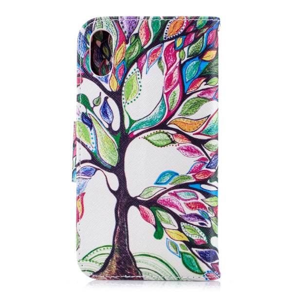 Case iphone XR:lle - Värillinen puu