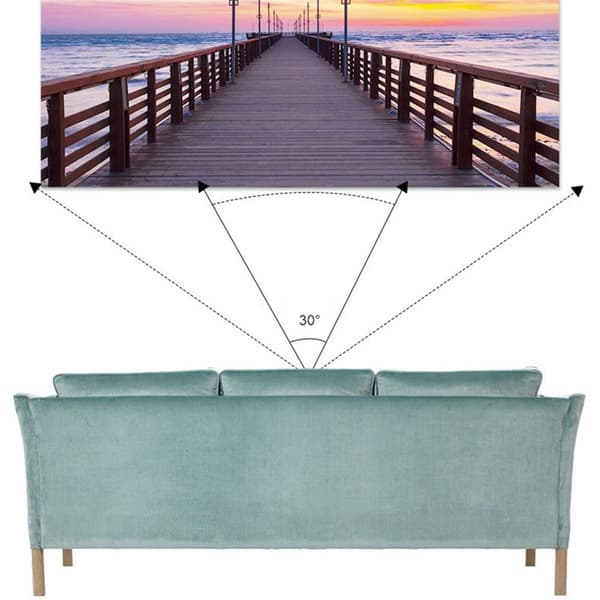Sammenfoldeligt 16:9-projektionslærred til hjemmebiograf – 100 tommer (221 x 125 cm) Grey