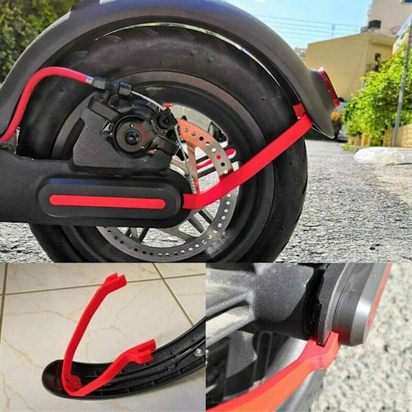 Xiaomi Mijia M365 / M365 Pro Stödfäste Paket Bakskärm Mudguard - Vit Vit