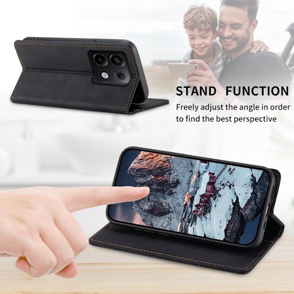 DF-05 För Xiaomi Redmi Note 13 Pro 5G Fodral Skal Svart Svart