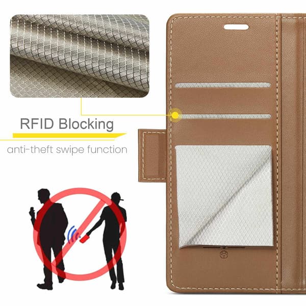 CASEME Til Google Pixel 10 Pro / 10 / 9 Pro / 9 Etui Stativ Telefon Cover Brown