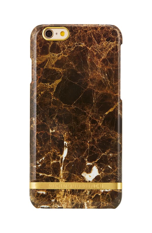 Richmond & Finch Taske til iPhone 6/6s - Brun Marmor Brown