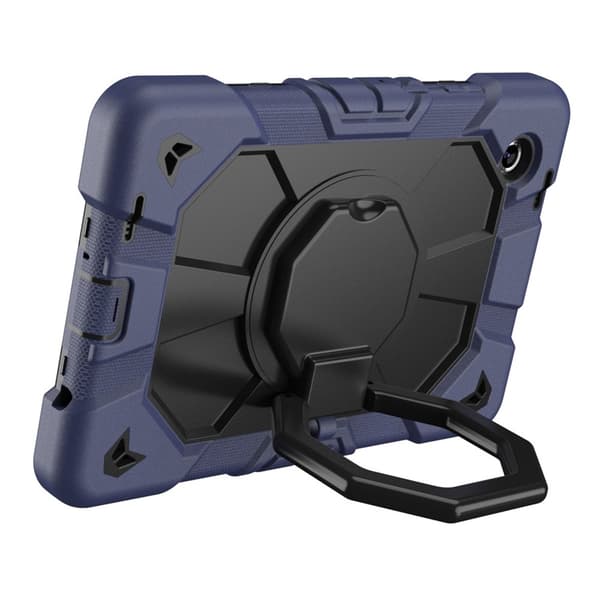 Til Samsung Galaxy Tab A11+ Etui PC+Silikone Tablet Cover Navy Blue + Black Multicolor