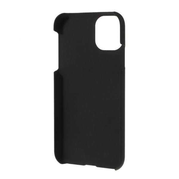 Kumipäällysteinen muovinen kovataustainen case iPhone 11 Pro - musta Black